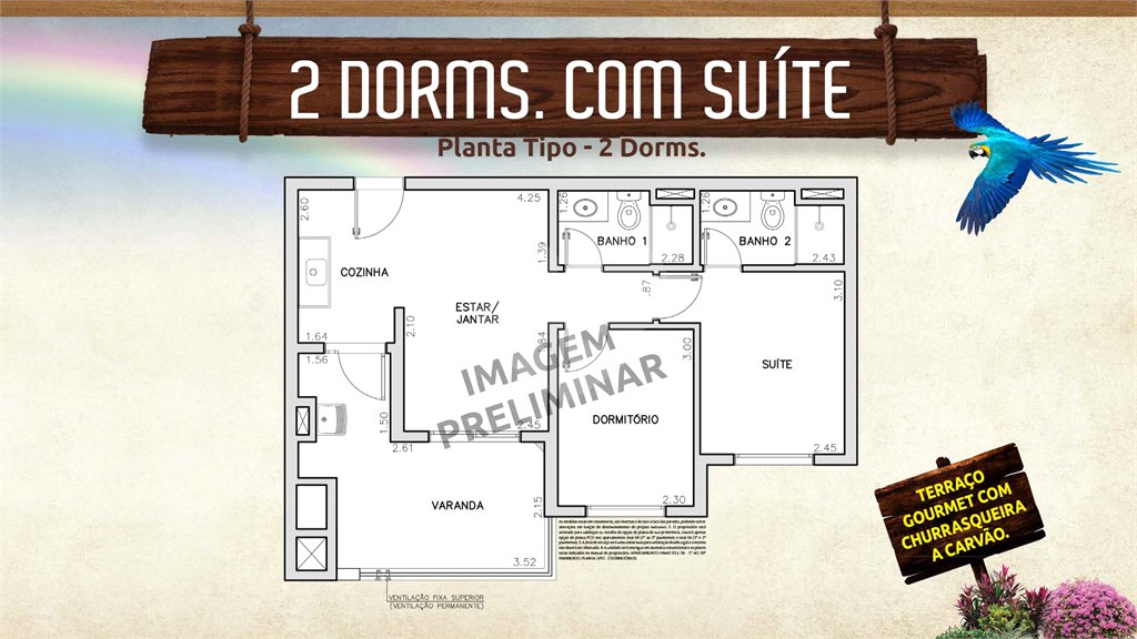 Apartamento à venda com 2 quartos, sendo 1 suíte, em Vila Maria, São Paulo, SP