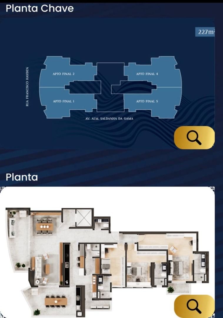 Apartamento com 3 dormitórios à venda, 227 m² por R$ 7.100.000,00 - Ponta da Praia - Santos/SP