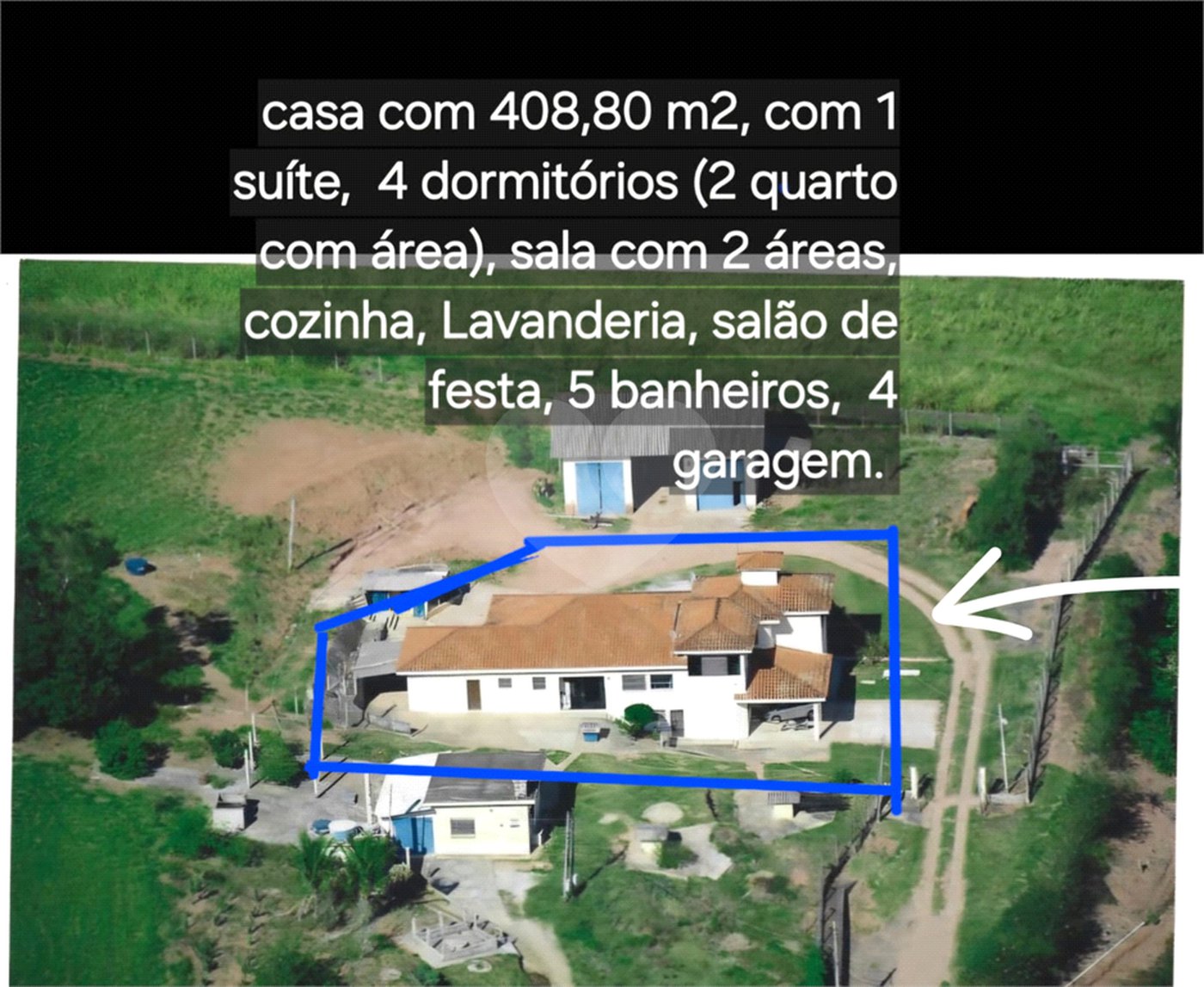 Sítio à venda com 8 quartos, sendo 1 suíte, em Bairro do Laranjal, Atibaia, SP