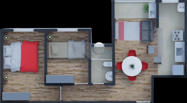 Apartamento 49m² 4