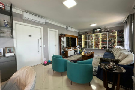 Apartamento com 3 dormitórios à venda, 189 m² por R$ 3.300.000,00 - P. Praia - Santos/SP
