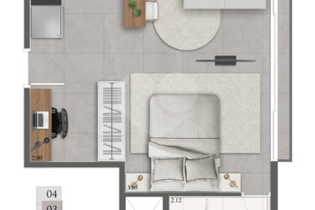 Studio à venda ou para alugar com 1 quarto em Santana, São Paulo, SP