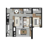 Apartamento para alugar com 2 quartos, sendo 1 suíte, em Butantã, São Paulo, SP