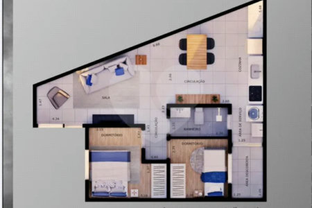 Apartamento à venda com 3 quartos, sendo 1 suíte, em Chora Menino, São Paulo, SP