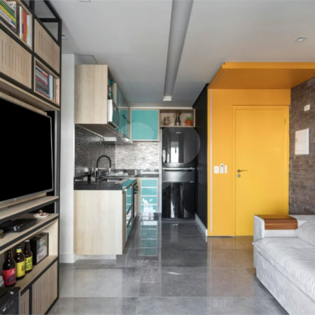Apartamento à venda com 1 quarto em Cidade Monções, São Paulo, SP