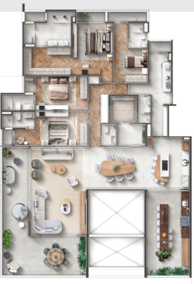 Apartamento 276m² 2