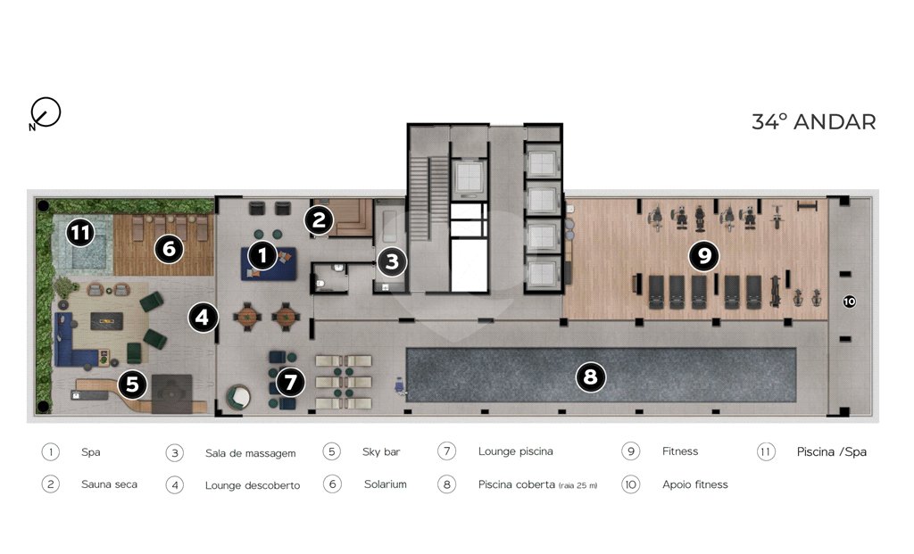Studio à venda com 1 quarto em Vila São Francisco (zona Sul), São Paulo, SP