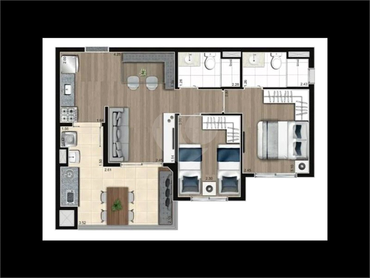 Apartamento à venda com 2 quartos, sendo 1 suíte, em Vila Maria, São Paulo, SP
