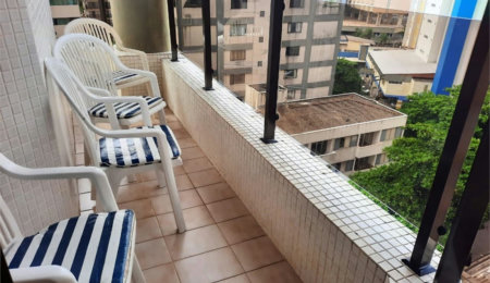 Apartamento à venda, 108 m² por R$ 690.000,00 - Vila Alzira - Guarujá/SP