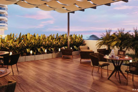 Vende-se lançamento alto padrão/Ponta da Praia com 4 dorm /suíte/wc social e de serviço/4 vagas