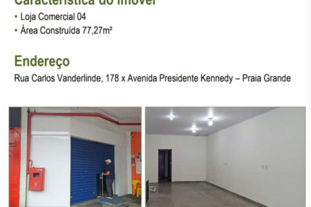 Loja Comercial para locação, Mirim, Praia Grande - LO0009.