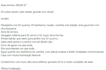 Casa à venda com 3 suítes no condomínio Village Moutonnée, Salto - SP