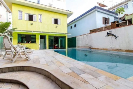 Casa, 360 m² - venda por R$ 5.000.000,00 ou aluguel por R$ 21.910,00 - Aparecida - Santos/SP