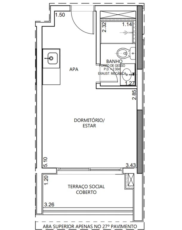Studio à venda com 1 quarto em Vila Pirajussara, São Paulo, SP
