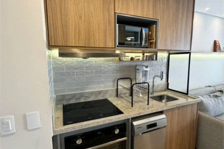 Apartamento à venda com 1 quarto em Brooklin Paulista, São Paulo, SP