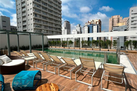 Apartamento à venda com 1 quarto em Brooklin Paulista, São Paulo, SP