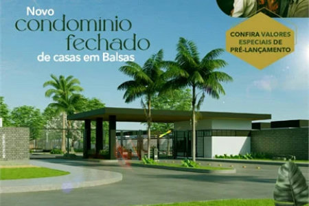 Casa à venda com 3 quartos, sendo 1 suíte, no condomínio Monte Carlo, Balsas - MA