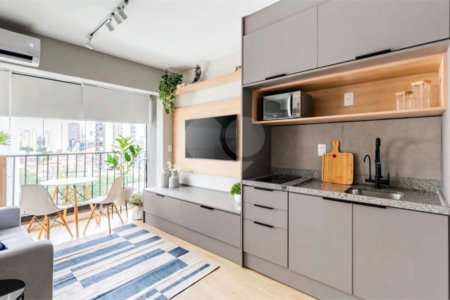 Apartamento à venda com 1 quarto em Pinheiros, São Paulo, SP
