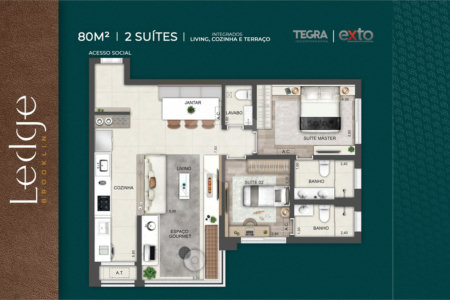 Apartamento à venda com 3 suítes em Brooklin Paulista, São Paulo, SP