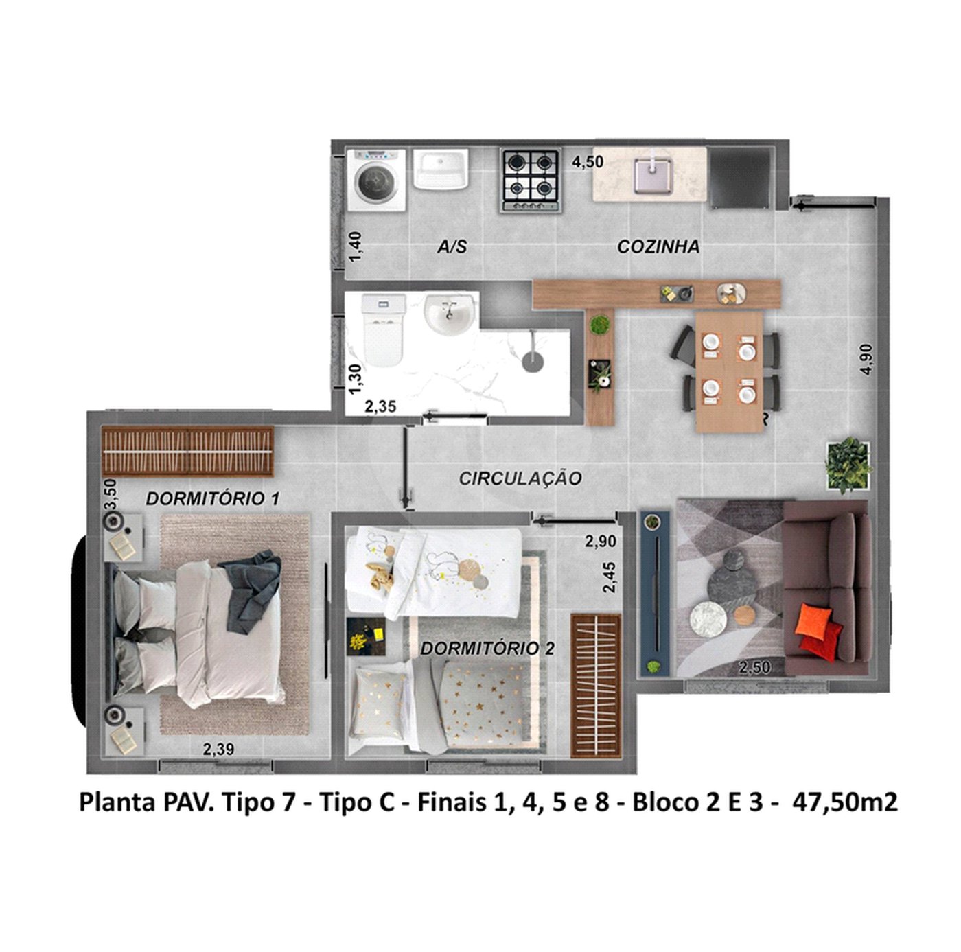 Apartamento à venda com 2 quartos em Vila Haro, Sorocaba, SP