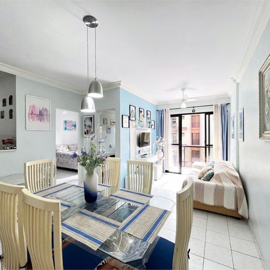 Apartamento com 1 dormitório à venda, 52 m² por R$ 265.000,00 - Jardim Três Marias - Guarujá/SP