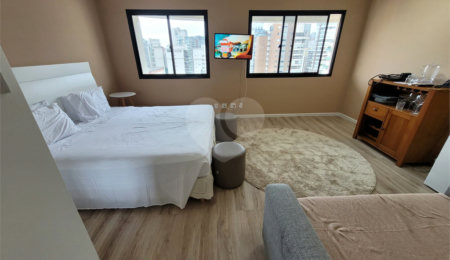 Flat à venda com 1 quarto em Indianópolis, São Paulo, SP