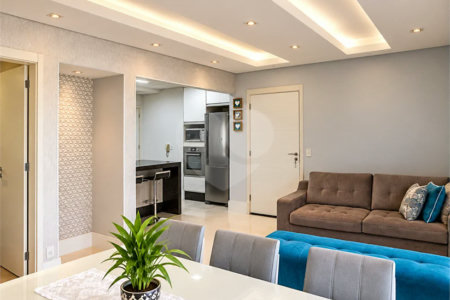 Apartamento mobiliado de 106 m² no Centro de São Bernardo, com 3 dormitórios, suíte, 3 vagas, vista livre e condomínio com lazer completo.