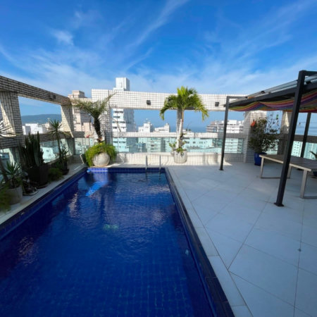 Cobertura com 3 dormitórios à venda, 320 m² por R$ 3.100.000,00 - Gonzaga - Santos/SP