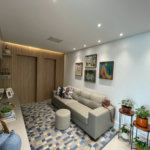 Apartamento 1 suíte com closet, 1 vaga demarcada, Embaré, Santos