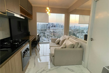 Apartamento à venda com 1 suíte, em Barra Funda, São Paulo, SP