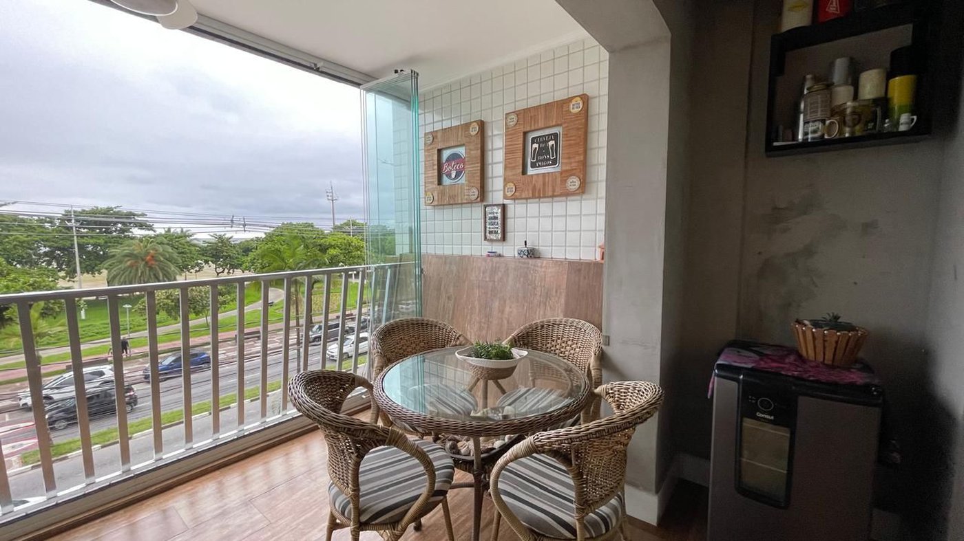 Apartamento com 3 dormitórios frente a praia à venda, 161 m² por R$ 2.200.000 - Gonzaga - Santos/SP