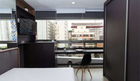 Apartamento à venda ou para alugar com 1 quarto em Pinheiros, São Paulo, SP