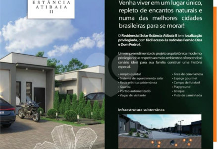 Casa Térrea à venda com 2 suítes em Jardim Estância Brasil, Atibaia, SP