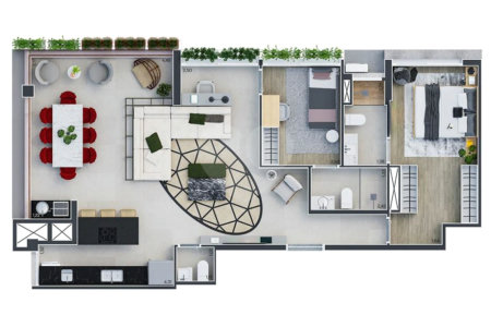 Apartamento à venda com 3 quartos, sendo 1 suíte, em Pinheiros, São Paulo, SP