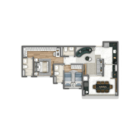 Apartamento à venda com 2 suítes em Vila São José (ipiranga), São Paulo, SP