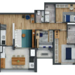 Apartamento à venda com 3 quartos, sendo 1 suíte, em Vila Cordeiro, São Paulo, SP