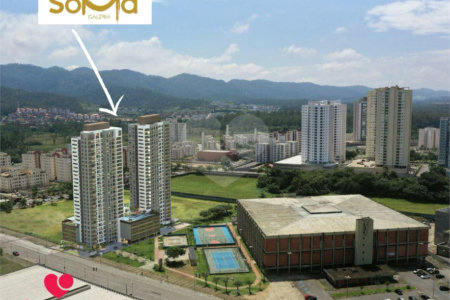 Apartamento à venda com 3 quartos, sendo 1 suíte,  em Vila Suissa, Mogi das Cruzes, SP