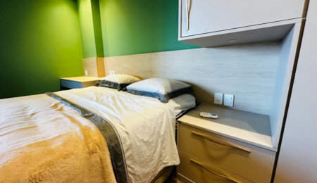 Flat com 1 dormitório para alugar, 43 m² por R$ 7.500,00/mês - Boqueirão - Santos/SP