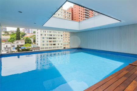 Imóvel 168m² Idea Zarvos com 3 suites, varanda na frente e na suíte, piscina, academia e 3 vagas Vila Madalena.