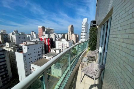 Cobertura com 3 dormitórios à venda, 320 m² por R$ 3.100.000,00 - Gonzaga - Santos/SP