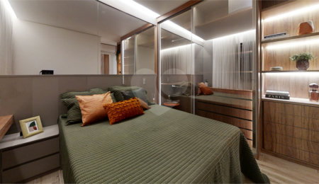 Apartamento à venda com 2 quartos, sendo 1 suíte, em Vila Assunção, Santo André, SP