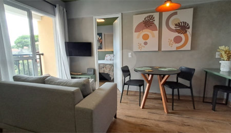 Apartamento à venda ou para alugar com 1 suíte em Vila Paulicéia, São Paulo, SP