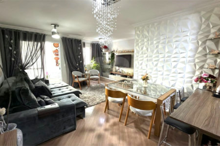 Apartamento à venda com 3 quartos, sendo 1 suíte,  em Vila Paulo Silas, São Paulo, SP