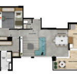Apartamento à venda com 3 quartos, sendo 1 suíte, em Parque Campolim, Sorocaba, SP