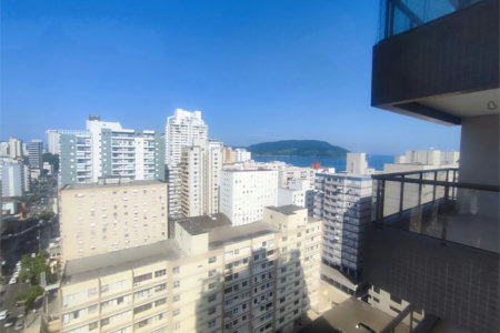 Apartamento com 3 dormitórios à venda, 210 m² por R$ 3.300.000,00 - Boqueirão - Santos/SP