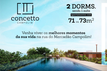Apartamento à venda com 2 quartos, sendo 1 suíte, em Parque Campolim, Sorocaba, SP