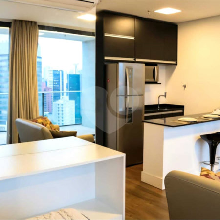 Apartamento para alugar com 1 quarto em Vila Olímpia, São Paulo, SP