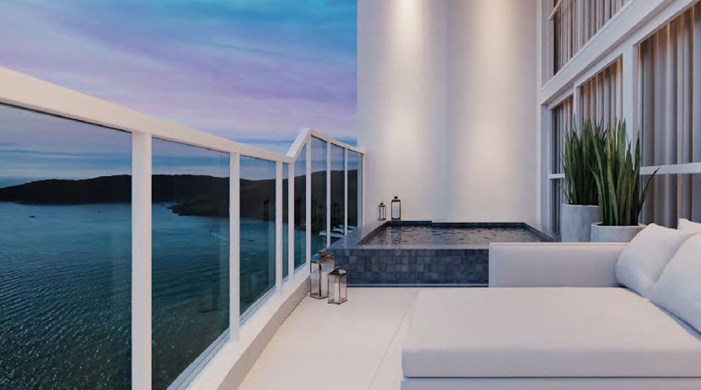 Vende-se lançamento alto padrão/Ponta da Praia com 4 dorm /suíte/wc social e de serviço/4 vagas
