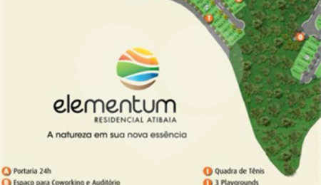 Terreno à venda no condomínio Elementum Residencial Atibaia, Atibaia - SP
