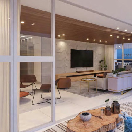 Vende-se lançamento alto padrão/Ponta da Praia com 4 dorm /suíte/wc social e de serviço/4 vagas